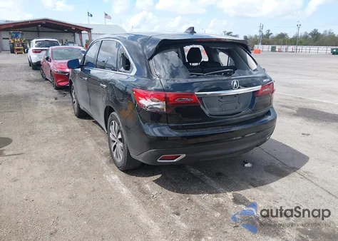 2014 Acura Mdx Technology Package from USA, damaged, VIN 5FRYD3H4XEB013474